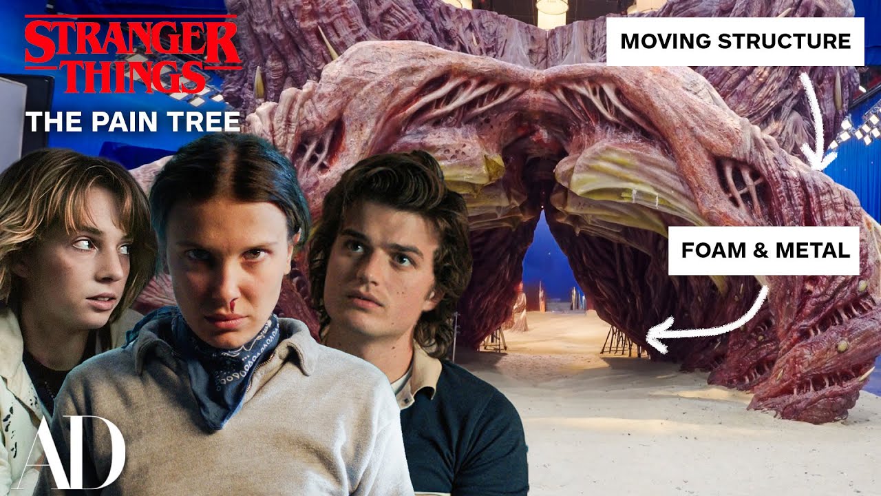 Architectural Digest Stranger Things season 5 set tour