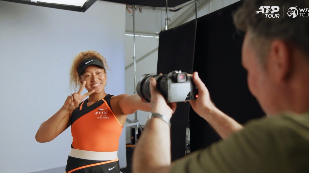 ATP and WTA 2022 marketing shoot behind the scenes